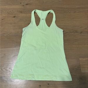 Lululemon racer back tank top yellow